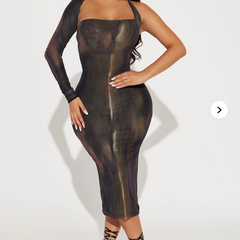 Elegant Black One-Shoulder Dress